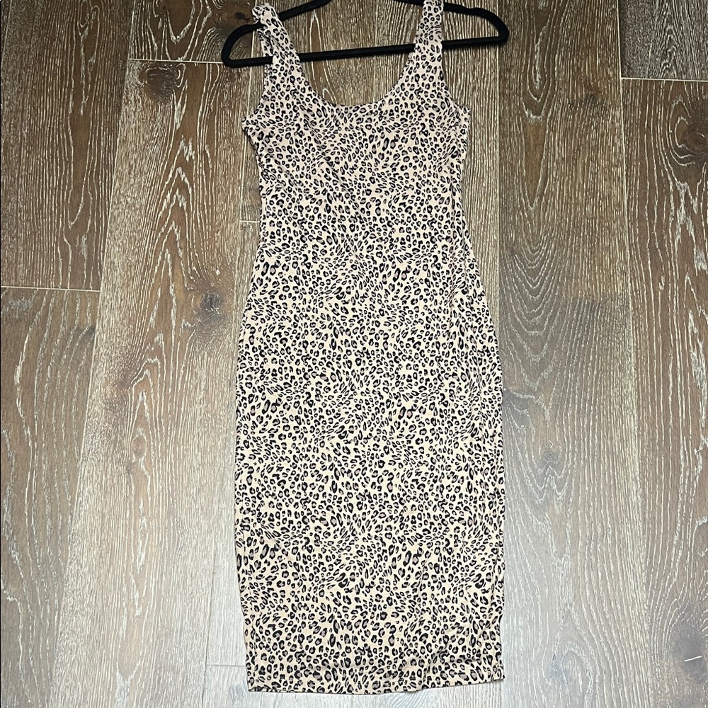 Bar III Animal Print Midi Dress